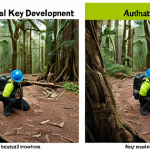 Here are two image prompts based on the provided text, focusing on key themes of environmental career development: