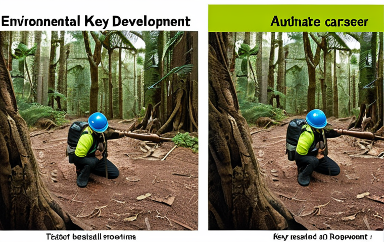 Here are two image prompts based on the provided text, focusing on key themes of environmental career development: